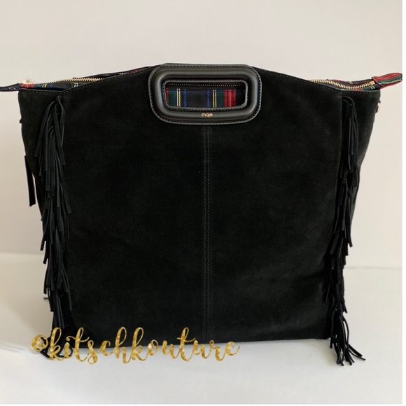 Maje Suede Tote Bag - Picture 3 of 7